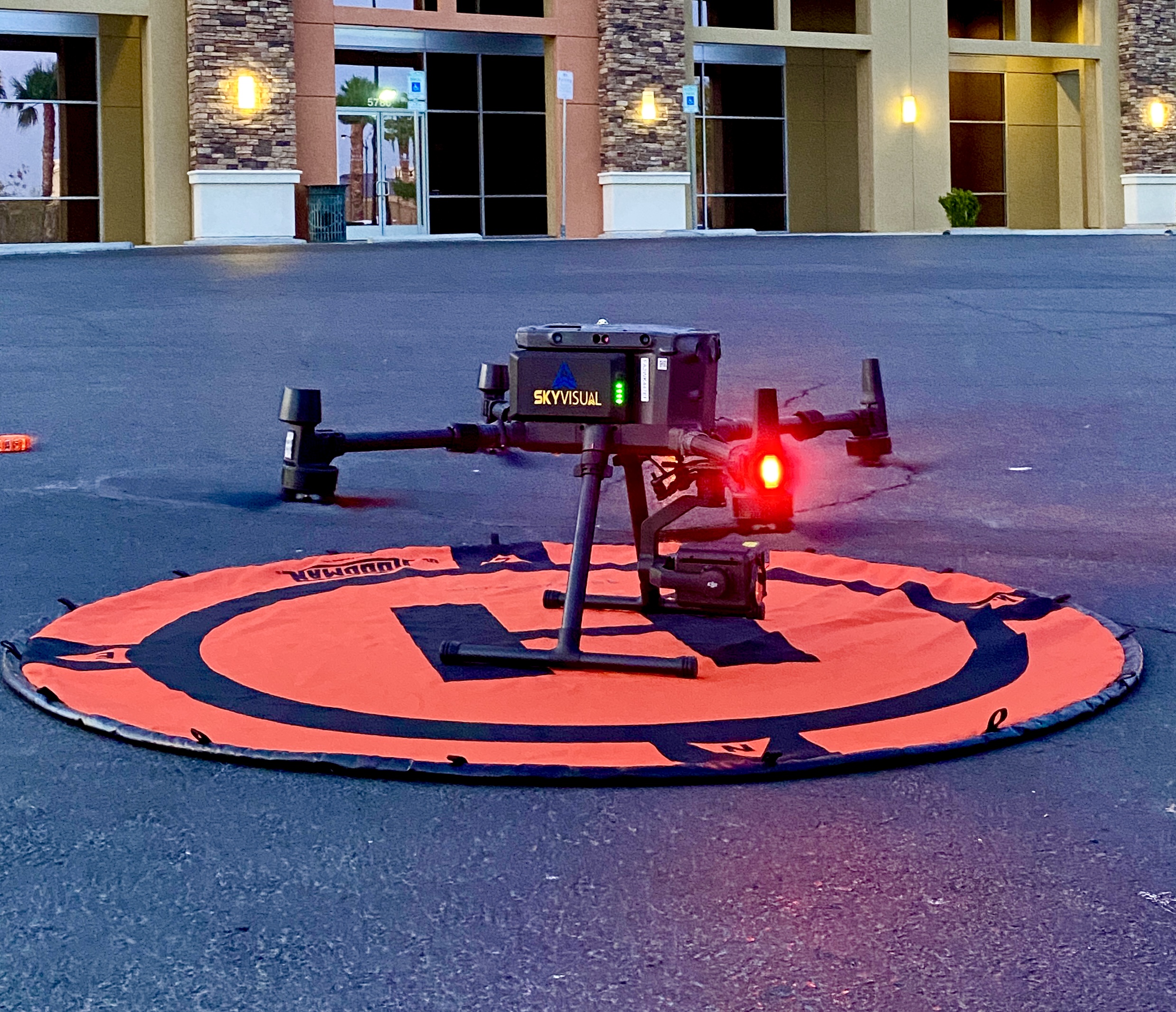 drone service setting